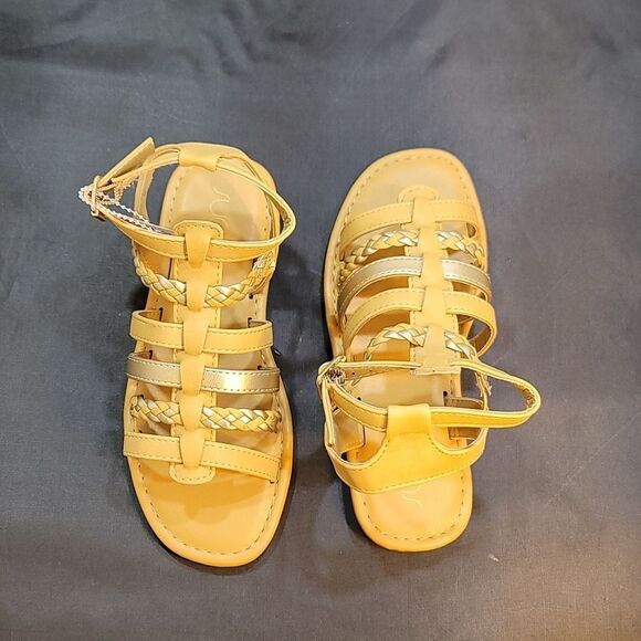 BRAND NEW SUGAR ANCIENT GREEK STYLE LEATHER Sandals ROMAN HANDMADE TODDLE SANDAL - Picture 11 of 14